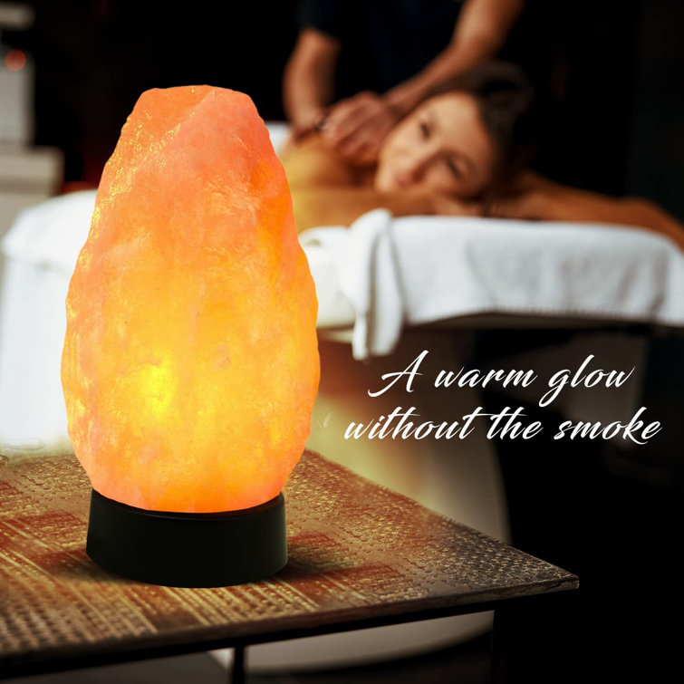 Himalayan Glow Pink Salt Lamp Multi Color Crystal Rock Night